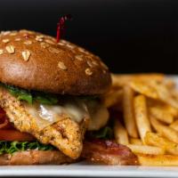 Chicken Club * · Mayo | lettuce | tomato | bacon | avocado | swiss | wheat * consuming raw or undercooked mea...