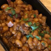 Smoked Pork Baked Beans · Flavor-packed pork, applewood smoked bacon, al dente-style baked beans.