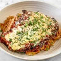 Chicken Parmesan · Grilled Chicken Breast | Spicy Tomato. Sauce | Melted Cheeses
