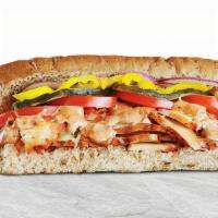Chipotle Chicken · Grilled chicken breast, Deli Delicious homemade chipotle sauce, and Jack cheese all melted t...