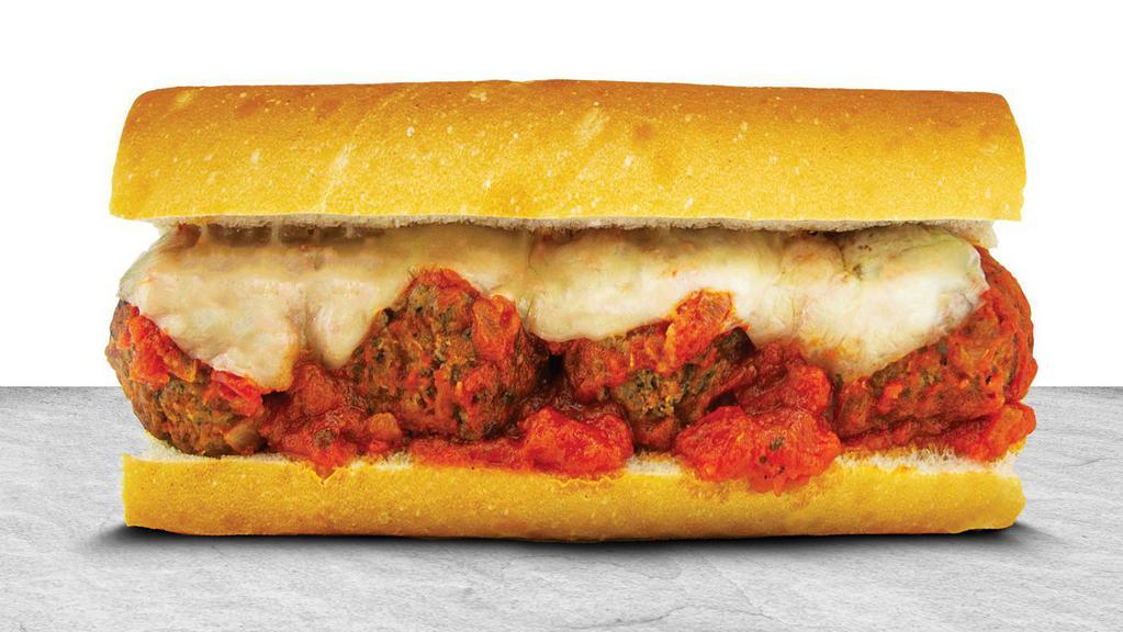 Meatball Sandwich · Large meatballs in an ultra premium marinara sauce with melted provolone cheese on a French Roll.