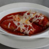 Italian Sausage With Marinara And Cheese · 2 Pieces.