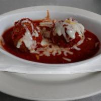 Meatballs With Marinara And Cheese · 2 meatballs.