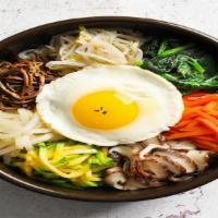 Vegetable Over Rice · 비빔밥