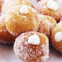 Cream Donut Holes · Whipping Cream Filled Donut Holes