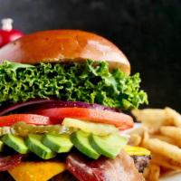 Abc Burger · A hefty gourmet  charbroiled Angus patty. hand prepared, Avocado, Apple wood bacon, Cheddar....