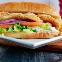 Po' Boy Sandwich Fish · Southern Battered Fried Fish Filet, Served on a 6