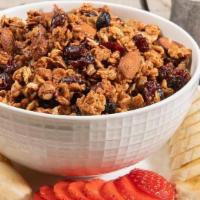Urth Granola™ Bowl · Oven-roasted organic oats, almonds, sun-dried blueberries & cranberries with pumpkin & sunfl...
