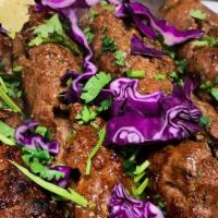 Single Beef Kebab · 1 small beef kebab enriched with ginger, garlic, onion and flavored with special herbs and s...