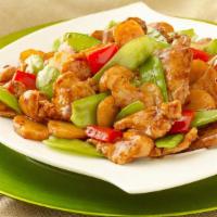 Chicken Garlic Sauce · spicy. chicken, snow peas, zucchini, red bell peppers, water chestnuts in garlic sauce