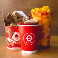 The Express Combo · The Express Combo includes a Mangonada,  Popcorn Chicken (Salt & Pepper, Garlic Butter Salt,...