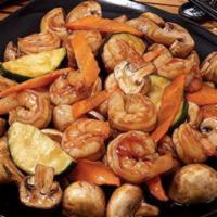 Shrimp With Mushroom · With side of white rice.