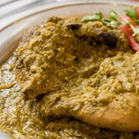 Chicken Korma · Boneless chicken in a mild creamy, curry sauce.