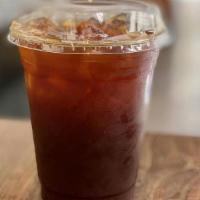 Iced Americano (16 Oz.) · Double espresso in water.