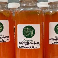 Strawberry Mint Lemonade  · Fresh squeezed lemons and strawberries flavored with mint, made with organic pure cane sugar...