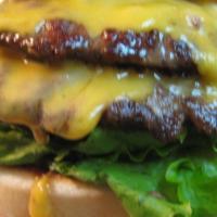 Double Flipcheese · Double Patty + Double Cheese on artisan bun with lettuce, pickles, tomato, onion, and thousa...