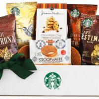 Coffee Lovers Gift Box · This classic Starbucks gift box includes a variety of Starbucks signature coffee roasts pair...