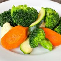 Side Veggie (Sauteed) · Sauteed carrots, zucchini, cauliflower, and broccoli with olive oil & garlic - no salt added...