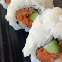 Spicy Tuna Roll · 8pcs.  Spicy Tuna, Cucumber