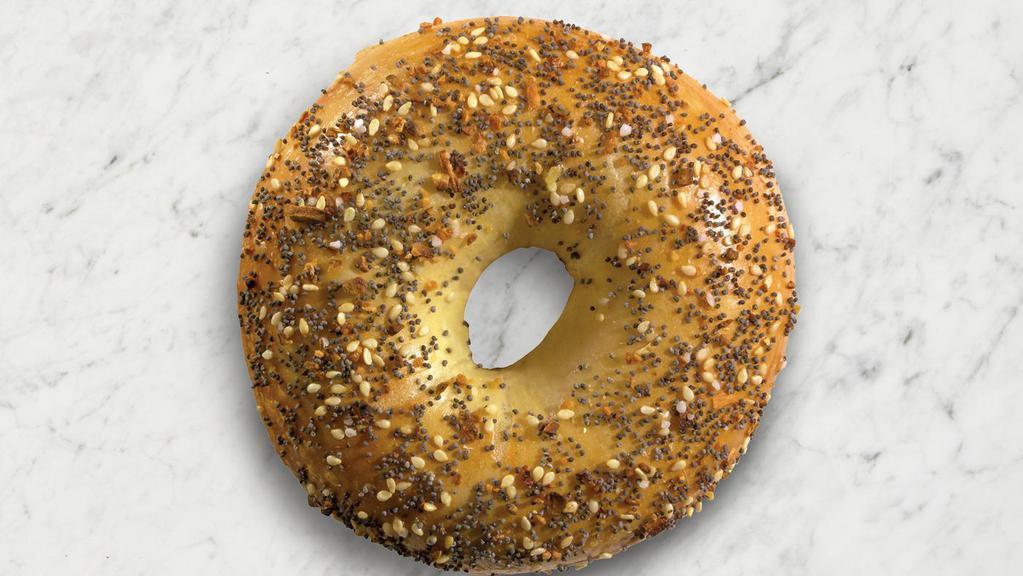Single Bagel Without Cream Cheese · Authentic NY style kettle-boiled bagel baked fresh all day.