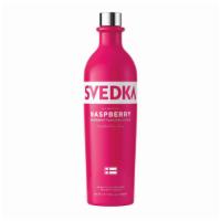 Svedka Vodka Raspberry (750 Ml) · SVEDKA Raspberry Flavored Vodka is a smooth and easy-drinking vodka with delicate and juicy ...