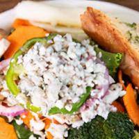 Lg Rosemary Chicken · Lettuce, broccoli, tomato, cucumber, carrots, bell pepper, onion, mushroom, provolone, mozza...
