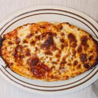 Mostaciolli With Meat Sauce Or Marinara Sauce · Baked Macaroni with Melted Mozzarella Cheese Topping.