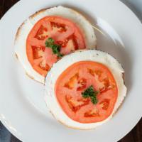 Bagel With Cream Cheese & Tomato · Your choice of bagel, plain cream cheese, & tomato