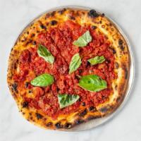 Pomodoro Pizza · tomato sauce, basil, sea salt, olive oil, dried oregano