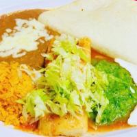 Quesadilla & Tamale · chicken tamale