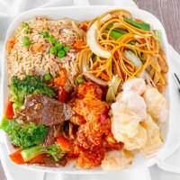 Combo C · Fried Rice / Chow Mein/ Three Item
