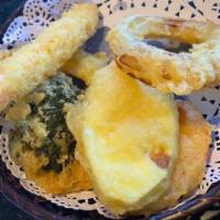 Mix Tempura · Shrimp & vegetable tempura.