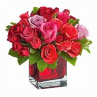 Madly In Love Bouquet With Red Roses By Teleflora · If you're crazy about someone and not afraid to show it, this bright jewel-toned arrangement...