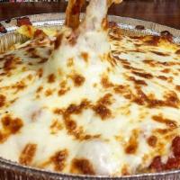 Baked Ziti · Includes ground sausage. May replace sausage with pork or any veggie we have.
