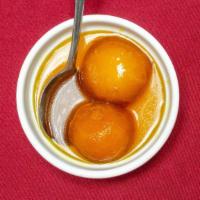 Gulab Jamun (2 Pieces) · Dry milk mashed ball fried to brown dipped in syrup.