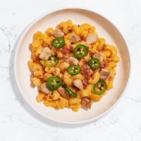 Attach Of The Chicken Bacon (Mac) · Premium chicken, bacon, and jalapenos cooked in a blend of creamy cheese with your choice of...