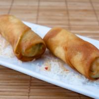 Spring Rolls  (2 Pcs ) · Vegtable  Eggroll,    Served crispy on a wheat shell.