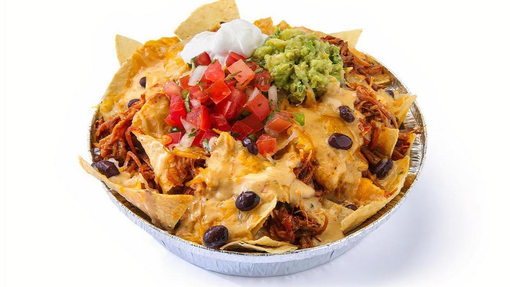 Small Nachos · House fried tortilla chips drizzled with Costa’s custom queso and perfectly layered with fresh beans, salsa & protein on every bite.
