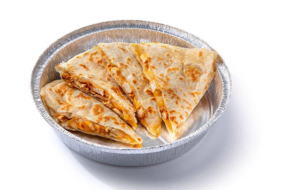 A La Carte Quesadillas · Filled with meat and cheese. Is NOT served with cilantro lime rice or beans.