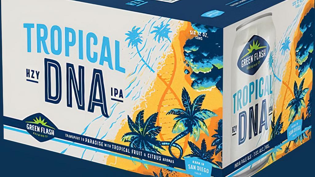 Tropical Hzy Dna Ipa Beer ( Green Flash ) 6 Pk Cans  12 Oz 7.0 % Alc · TROPICAL HZY DNA IPA BEER( GREEN FLASH ) 6 PK CANS  12 OZ 7.0 % ALC