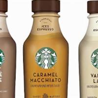 Starbucks Iced Espresso ( Vanilla Latte  ) 14 Oz · STARBUCKS ICED ESPRESSO ( VANILLA LATTE  ) 14 OZ