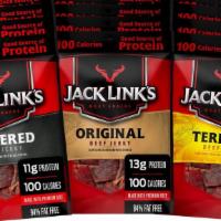 Jack Link'S Meat Snacks (Original Beef Jerky)1.25 Oz · JACK LINK'S MEAT SNACKS 1.25 OZ
ORIGINAL BEEF JERKY
