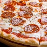 Kids Pepperoni Pizza · Blend of Cheeses, Pepperoni