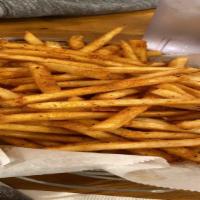 Cajun Fries · Crispy fries tossed in a Cajun spice blend.