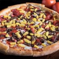 Hawaiian Luau Pizza* · An exciting combo of tropical delights make this pizza one of our most popular. Canadian bac...