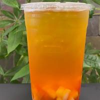 Mango Tea (Large) · Add an additional charge to add Rainbow Jelly.