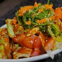 Hawaiian Poke Salad · Spicy. Spicy assorted sashimi salad.