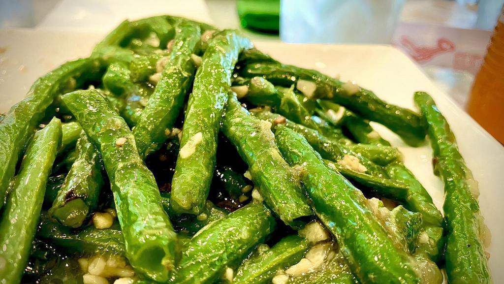 Green Bean With Garlic Sauce · Vegetarian.
