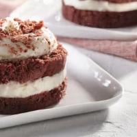 Red Velvet · Gluten-free. Alternating layers of gluten-free red-hued chocolate sponge cake and cream chee...
