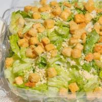 Caesar Salad · Vegetarian. Lettuce, parmesan cheese, and croutons